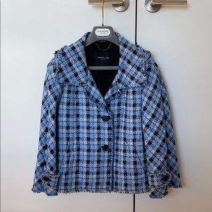 SOLD ❌ DEREK LAM Plaid Tweed Jacket
